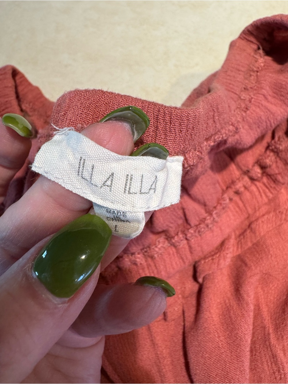 ILLA ILLA Dusty Rose Asymmetrical Off-Shoulder Maxi Dress - Picture 4 of 4